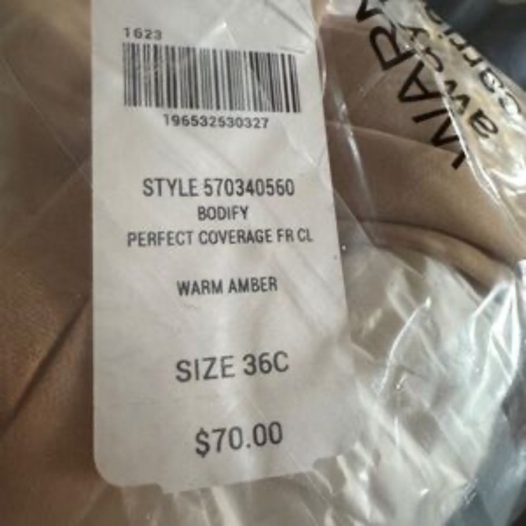 Soma BODIFY Front-Close Perfect Coverage Bra 36C Warm Amber - EUC - Picture 6 of 6